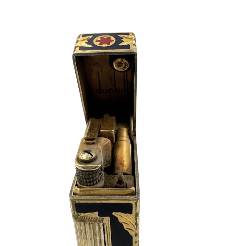 ダンヒル ロイキング 彫刻 ライター 火打石動作