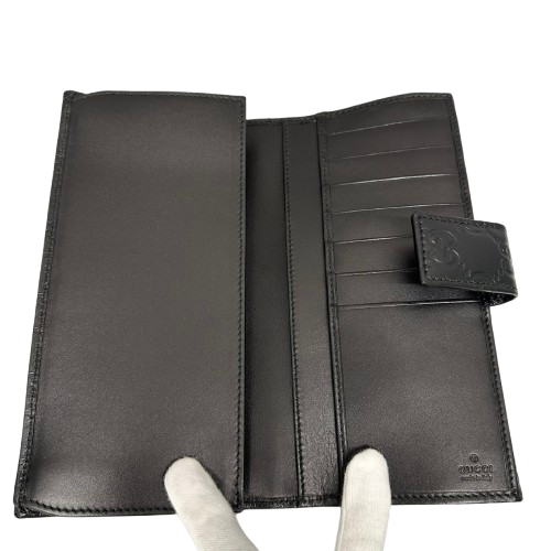 GUCCI グッチ グッチシマ 2つ折 Wホック ダブルホック 長財布