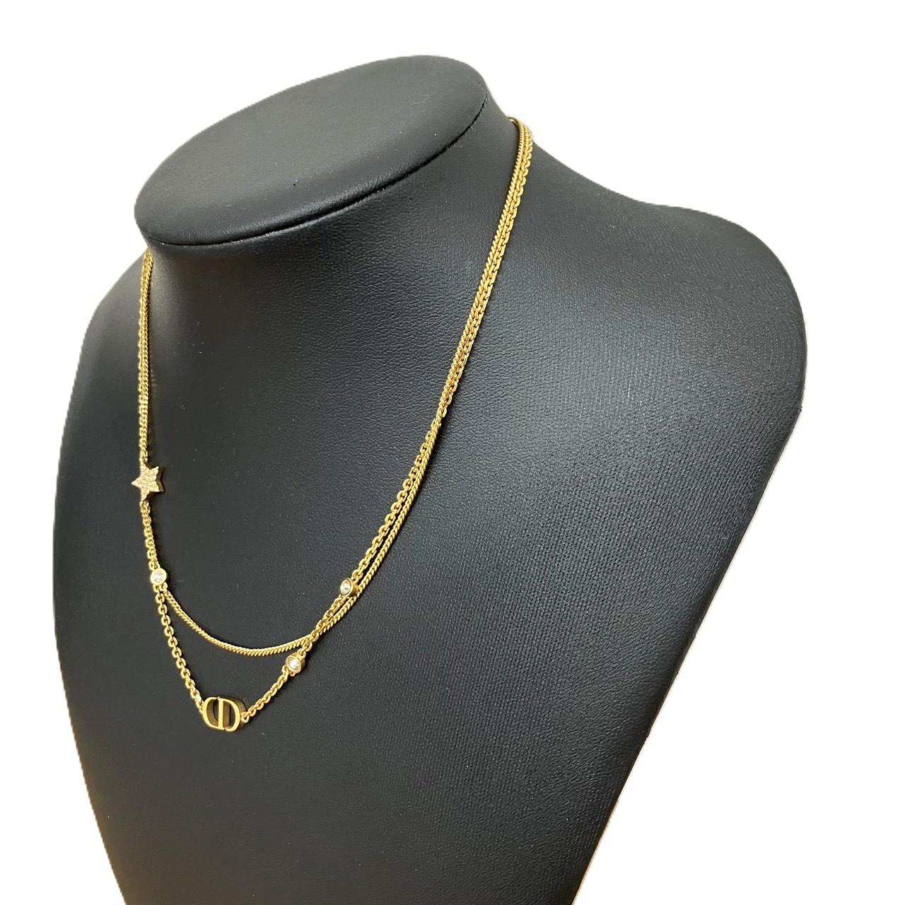Dior Petit CDダブルネックレス
