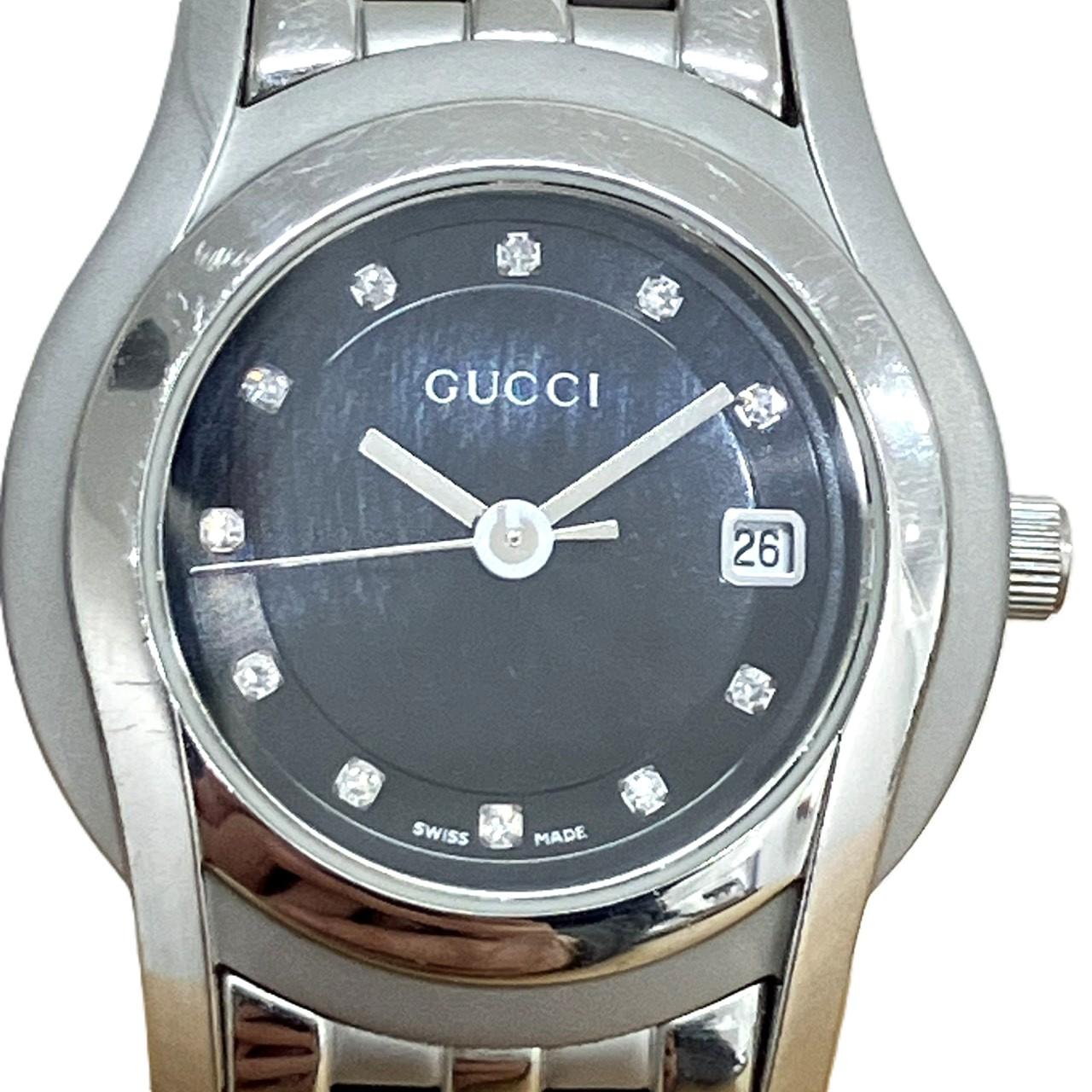 GUCCI 5500L ダイヤ クオーツ 腕時計