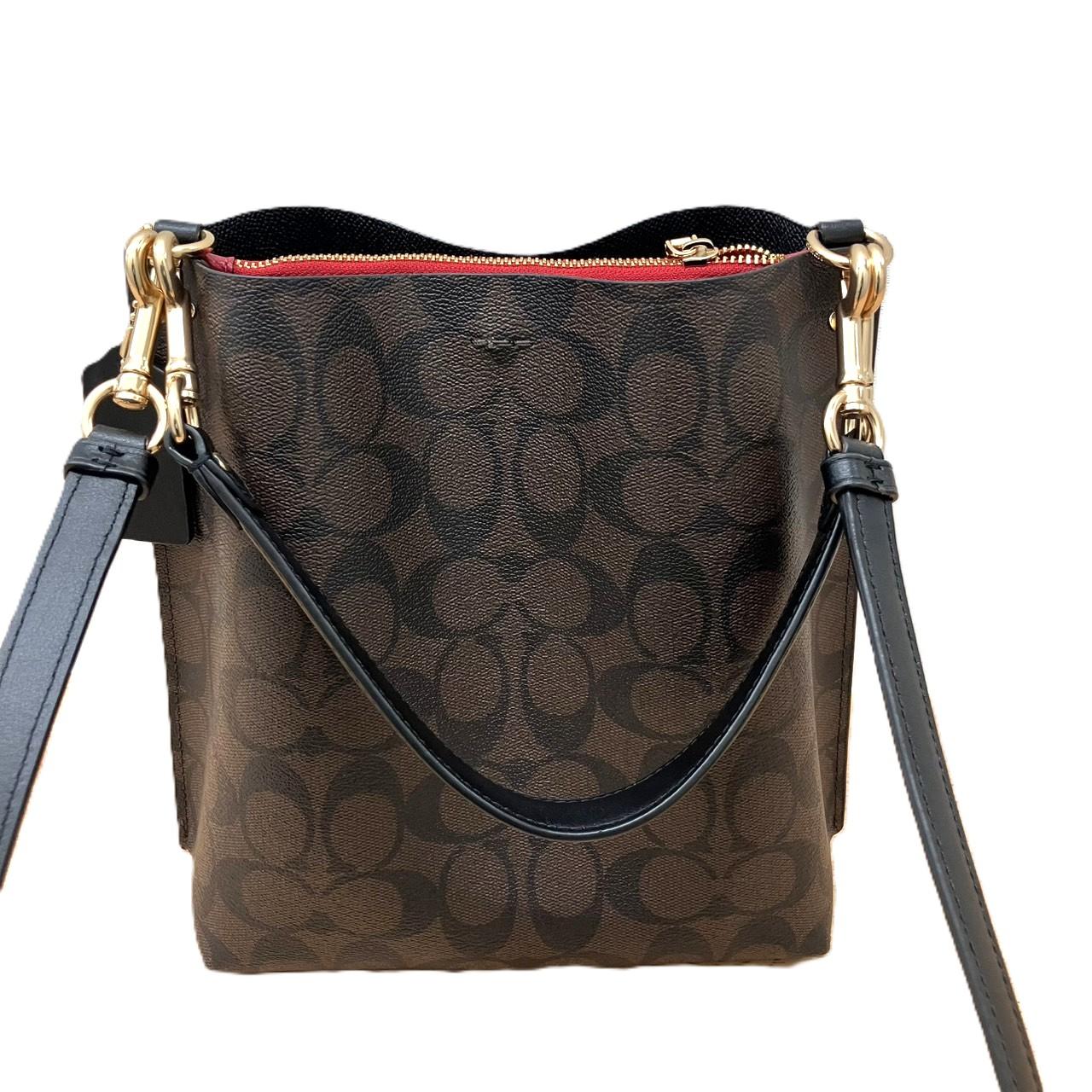 コーチ　モリー バケット バッグ 22 シグネチャー キャンバス　CA582