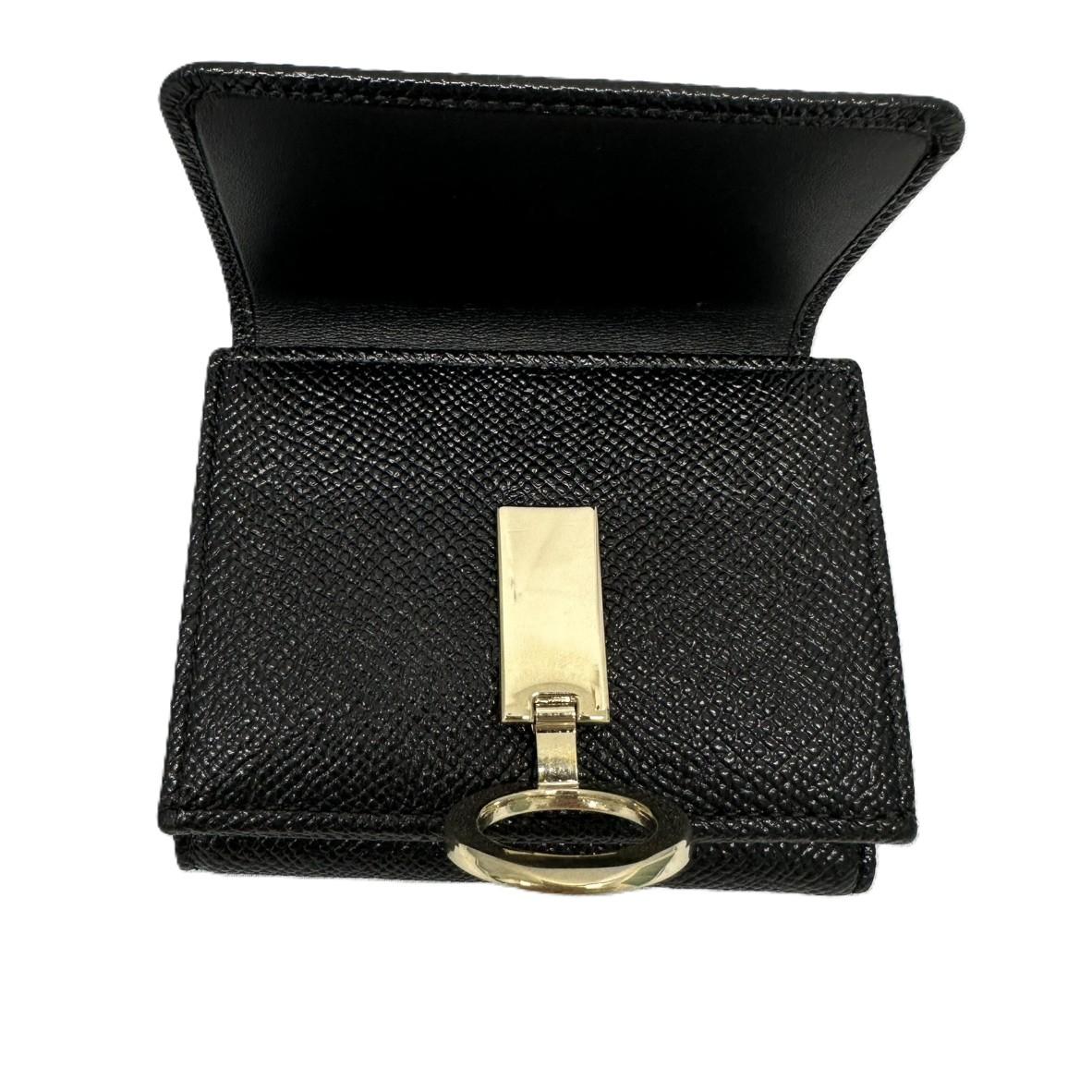 BVLGARI ブルガリ 三つ折り財布 レディース288648 BLK