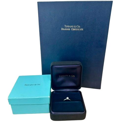 TIFFANY ティファニー ソリティアリング Pt950 ダイヤモンド 0.29ct