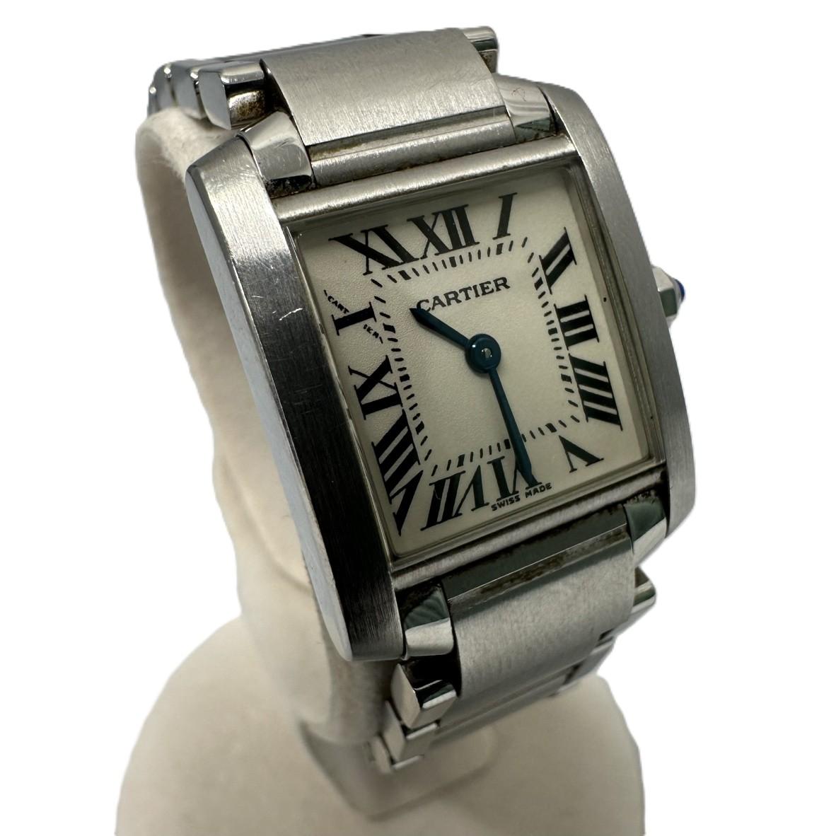 CARTIER カルティエ タンクフランセーズ SM 2384 腕時計 レディース