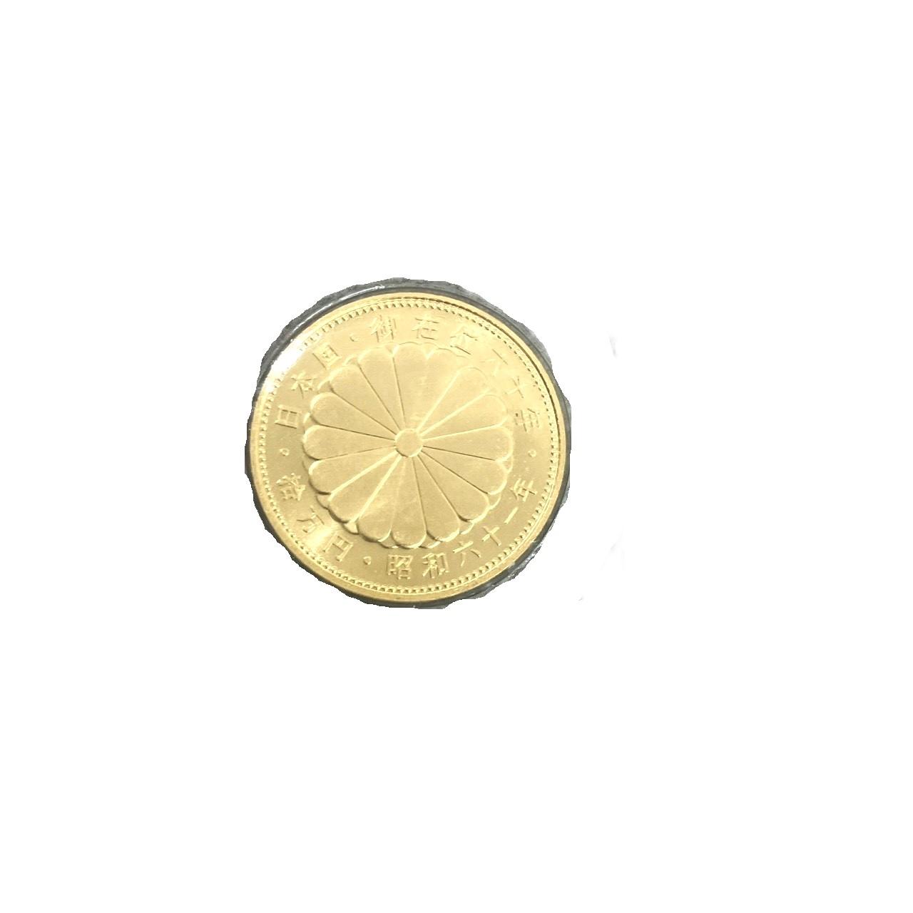 天皇陛下御在位60年記念10万円金貨