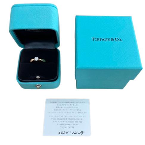 Tiffany ティファニー ハーモニー リング 7号 ピンクゴールド Au750