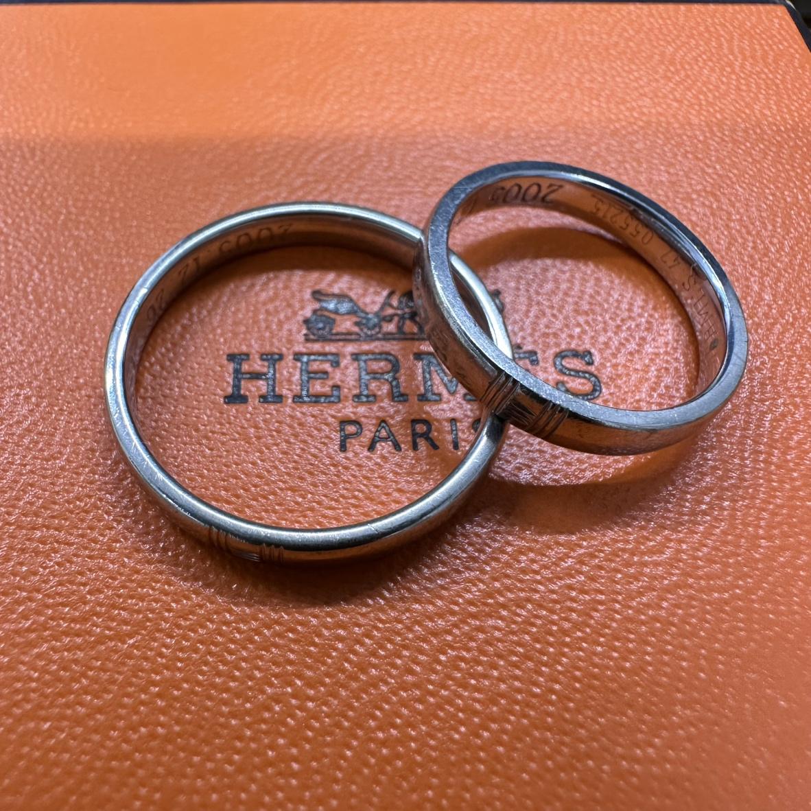 HERMES エルメス K18WG ペアリング