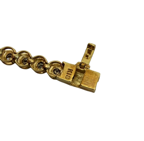K18 ダイヤモンド 1.00ct テニスブレス