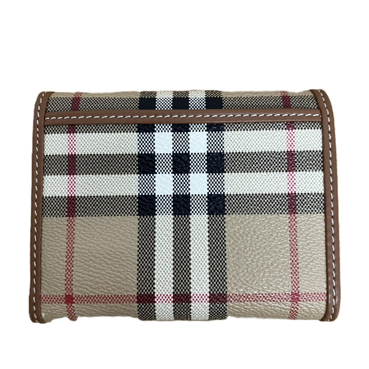 バーバリー ノバチェック 三つ折り財布