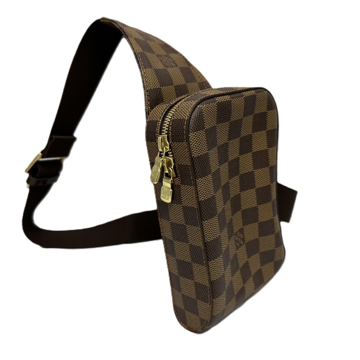 LOUIS VUITTON ルイ・ヴィトン ダミエ ジェロニモス ボディバッグ ショルダーバッグ エベヌ N51194