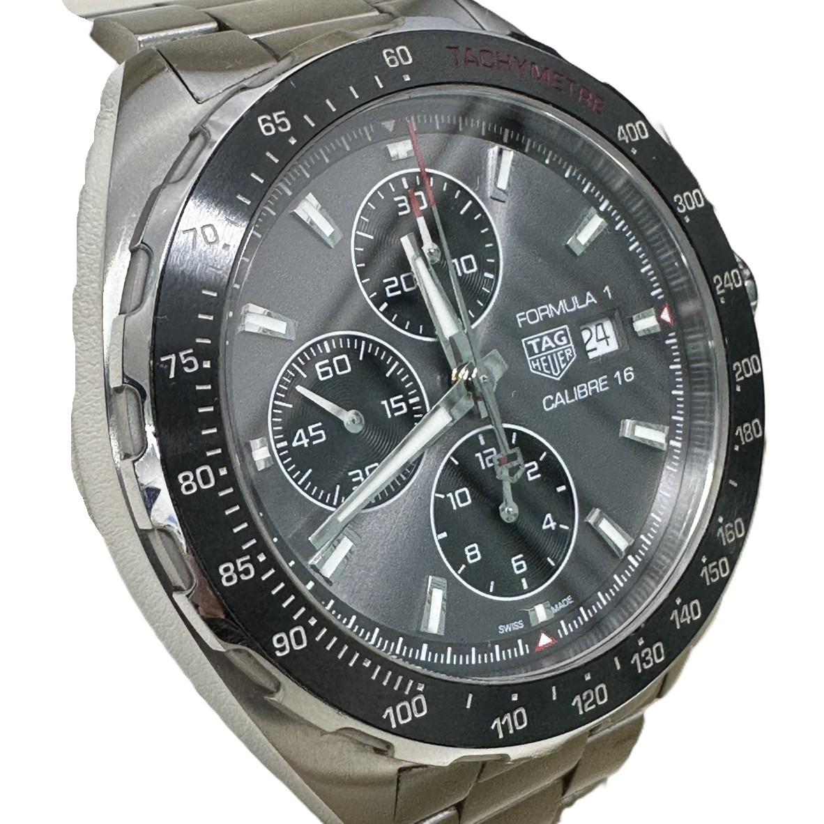 TAG HEUER タグ・ホイヤー フォーミュラ1 キャリバー16 クロノグラフ CAZ2012.BA0876 自動巻 メンズ 腕時計 グレー文字盤