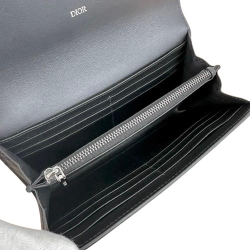 DIOR ディオール グラビティ レザー 長財布 ブラック 2ESBC328FLG H00N