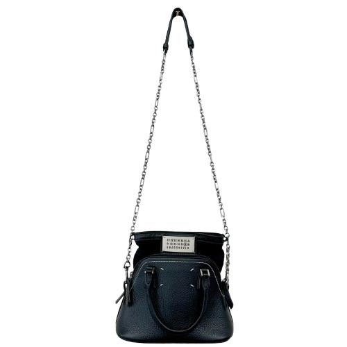 Maison Margiela メゾンマルジェラ 5AC マイクロ 2WAYチェーンショルダーバッグ レザー レディース