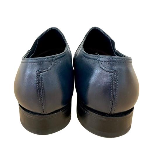 JOHN LOBB ジョンロブ HOLTON サイドゴア ウィングチップ ローファー ネイビー ドレスシューズ