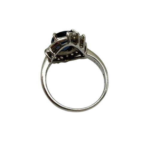 Pt900 S3.65ct D0.83ct リング