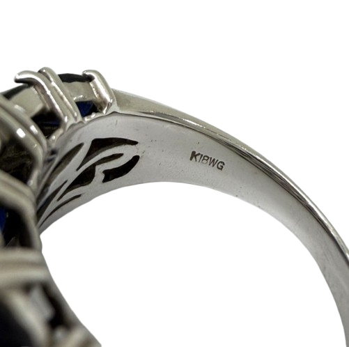 K18WG S7.33ct D0.30ct リング