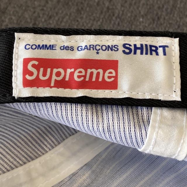 Supreme×COMME des GARCONS SHIRT 12SSキャンプキャップ