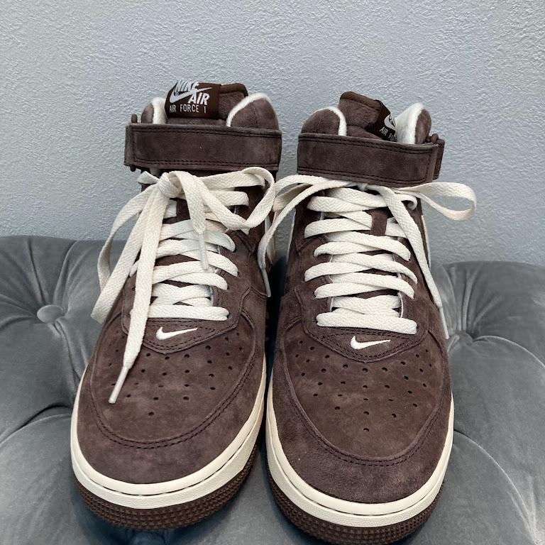 NIKE ナイキ AIR FORCE 1 MID 07 QS Chocolate エアフォース1 DM0107-200 US9.5