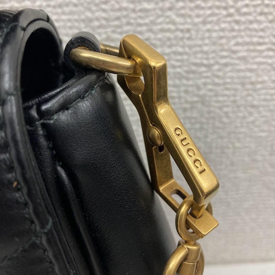 GUCCI　GGマーモント スモール トップハンドルバッグ ハンドバッグ 498110