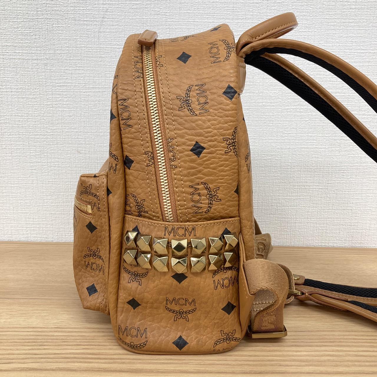 MCM バックパック ヴィセトス コニャック ミニ リュック