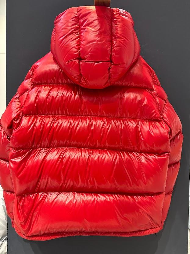 MONCLER モンクレール MAURY ダウンジャケット アウター プルオーバー 3 ナイロン レッド 赤