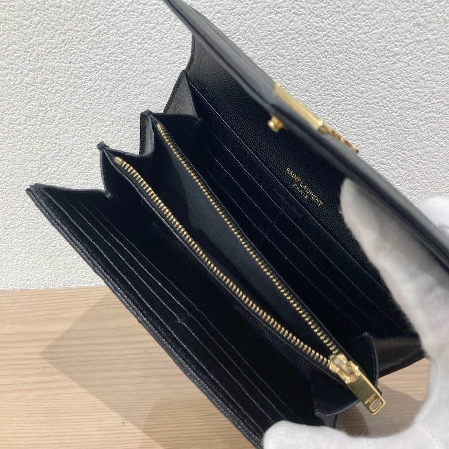 ＹＳＬ　長財布　黒×金 