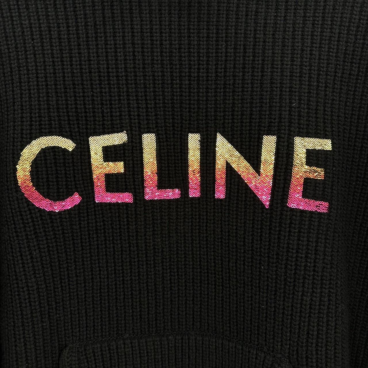 CELINE　ウールニット　パーカー