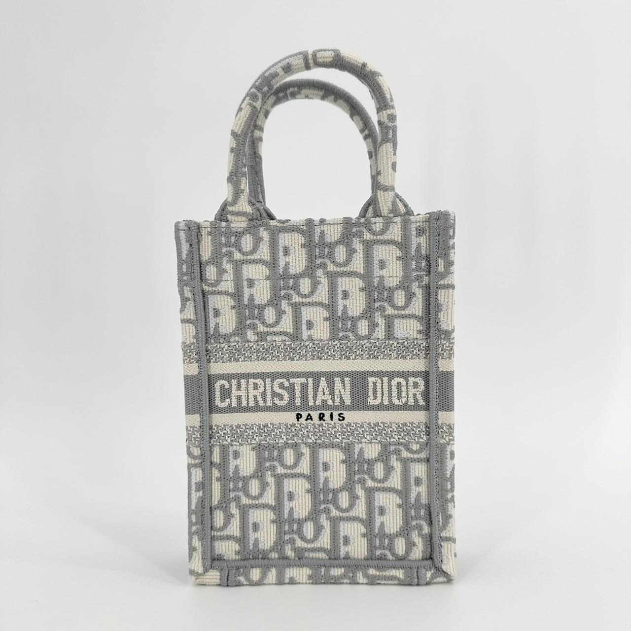  Dior Book Tote ミニバーティカルバッグ ストラップ付き