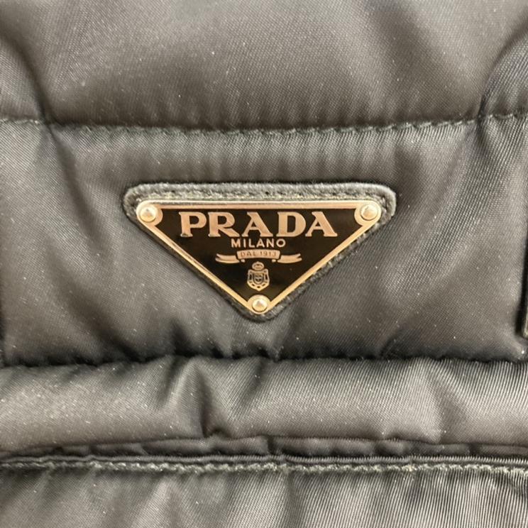 PRADA プラダ TESSUTO BOMBER テスートボンバー ハンドバッグ ブラック