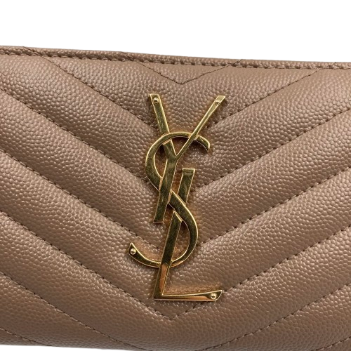 YSL　Vステッチ　長財布