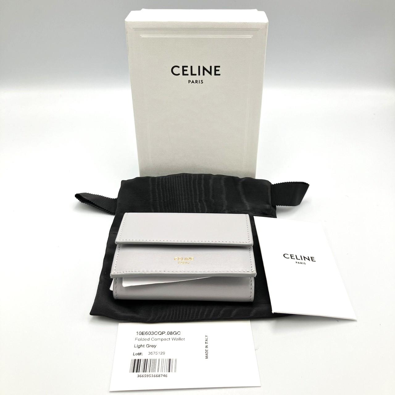 CELINE　セリーヌ　フォールデッド コンパクトウォレット10E603CQP.08GC