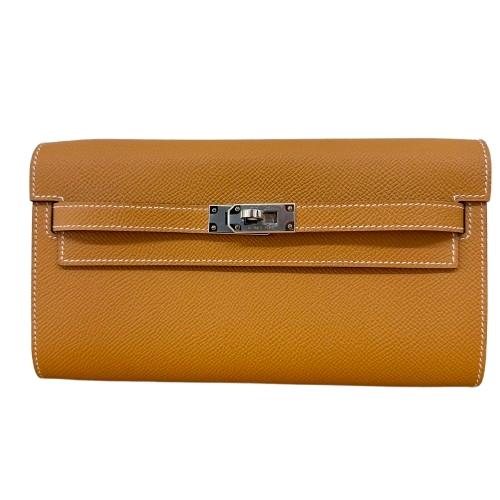 HERMES エルメス ケリーロングトゥー・ゴー ヴォーエプソン シルバー金具