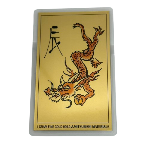 三菱マテリアル 純金カレンダー×2枚 計2ｇ