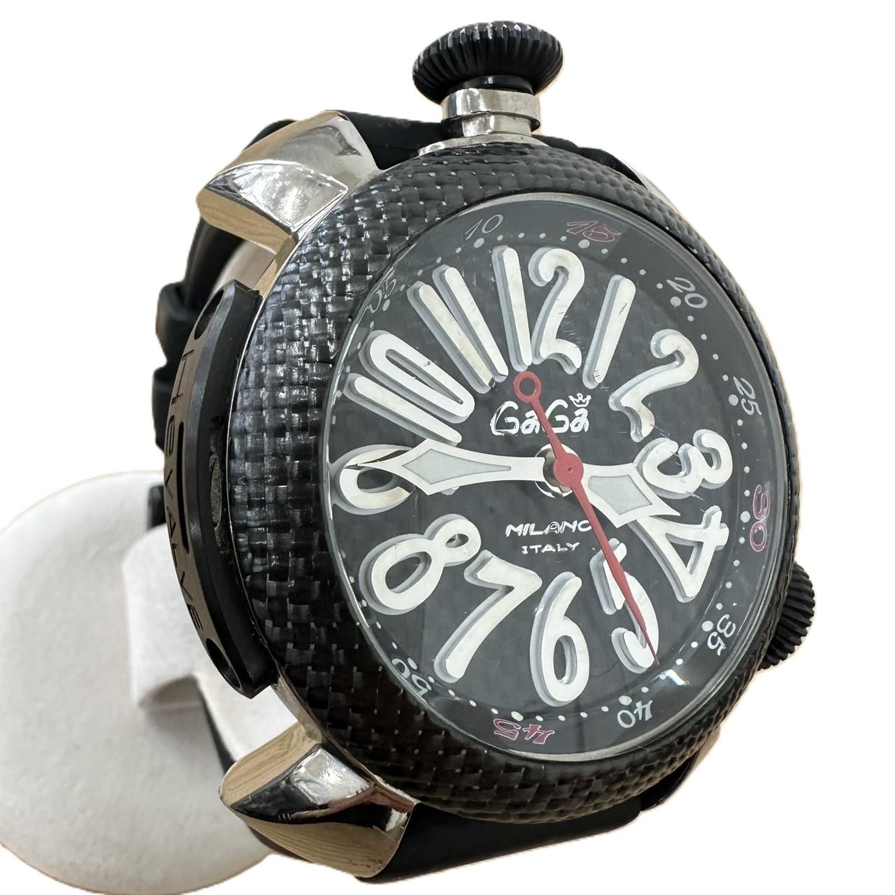 GaGa MILANO ガガミラノ DIVING 48mm 5046 カーボンブラック