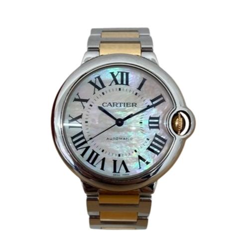 Cartier　カルティエ　バロンブルー　ピンクシェル　SS/PG