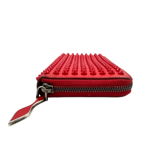 Christian Louboutin クリスチャンルブタン パネトーネ スタッズ付 ラウンドファスナー長財布
