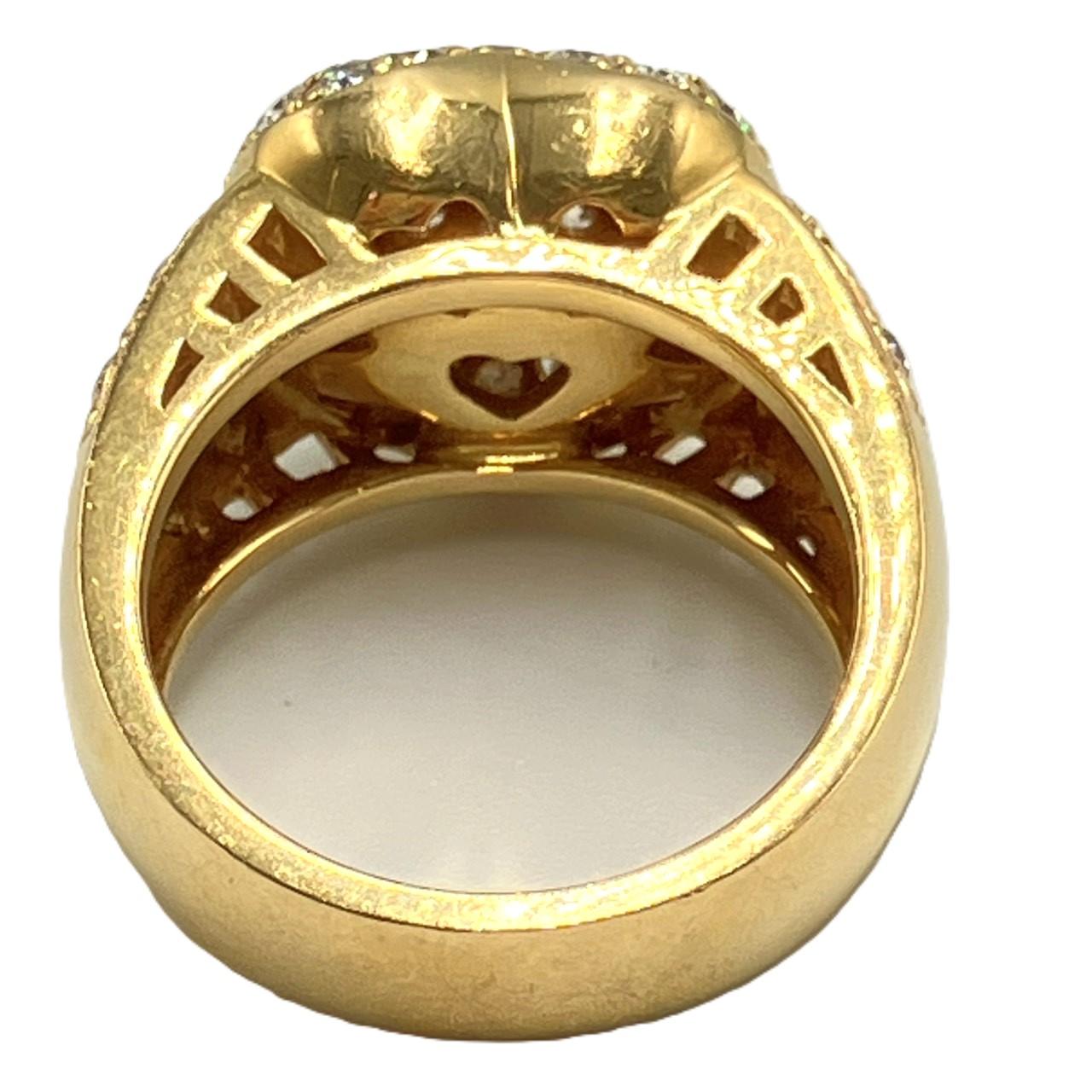 K18　ダイヤモンド2.00ct　ファッションリング　15.40ｇ