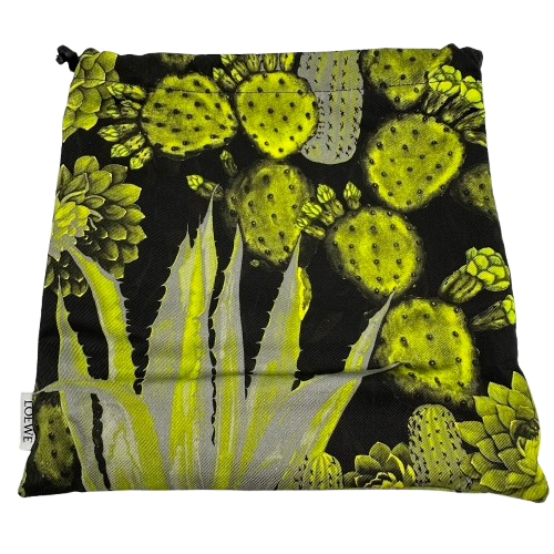 ロエベ 巾着バッグ(サボテンモチーフ)