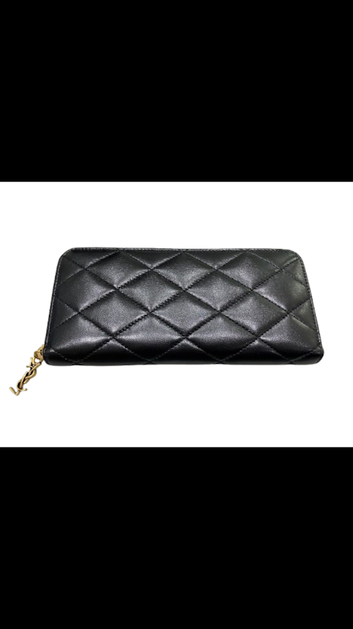 サンローラン　862485　ラウンドファスナーサイフ