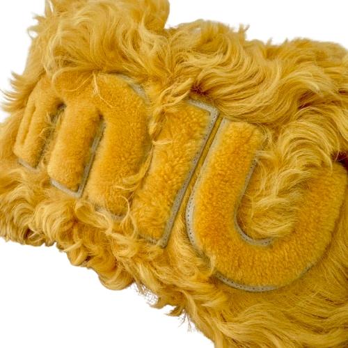 miu miu ミュウミュウ シープファー 2WAYチェーンショルダーバッグ