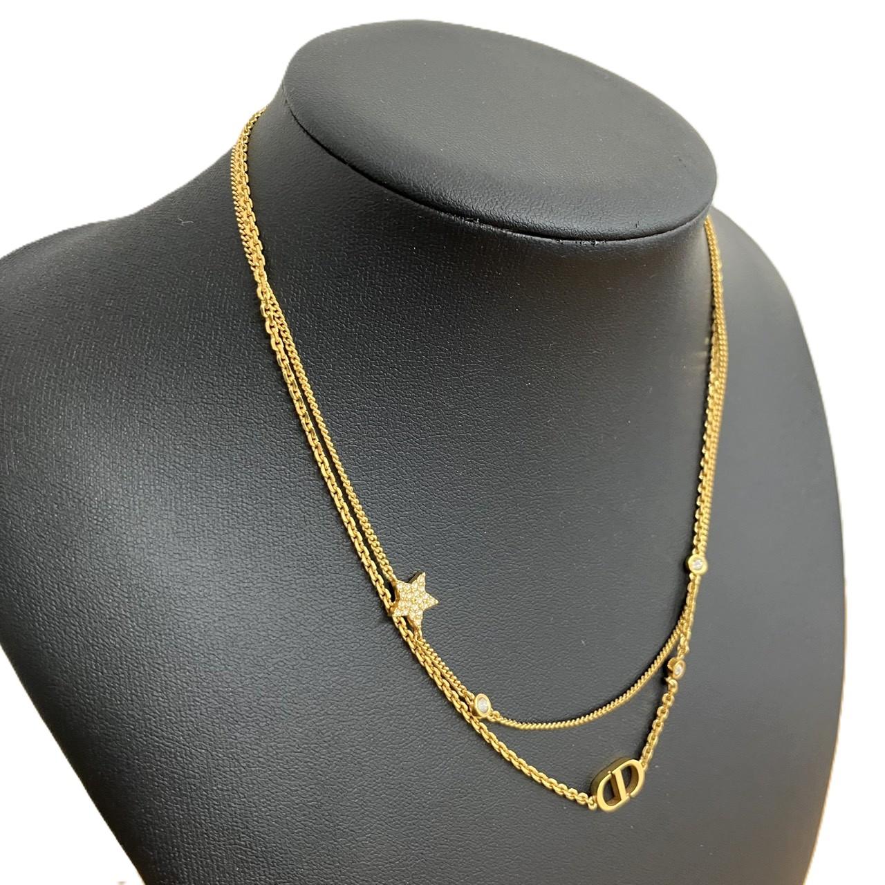 Dior Petit CDダブルネックレス