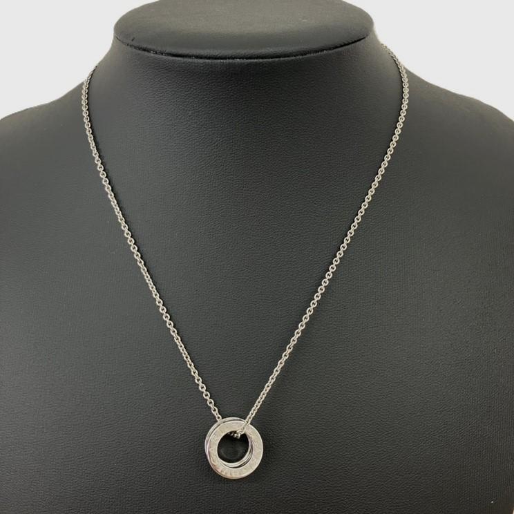 BVLGARI ブルガリ ビーゼロワン ネックレス 750 ホワイトゴールド