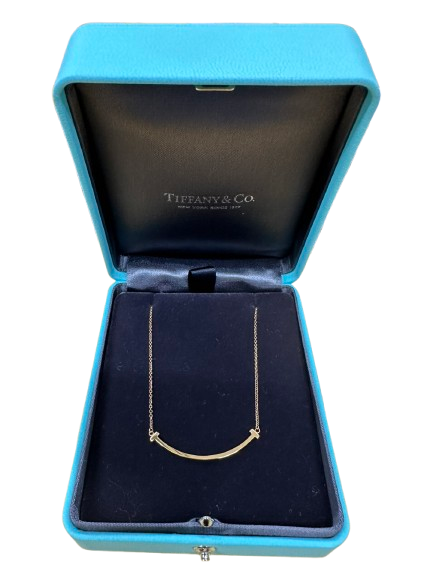 Tiffany&Co. Tスマイル ネックレス YG