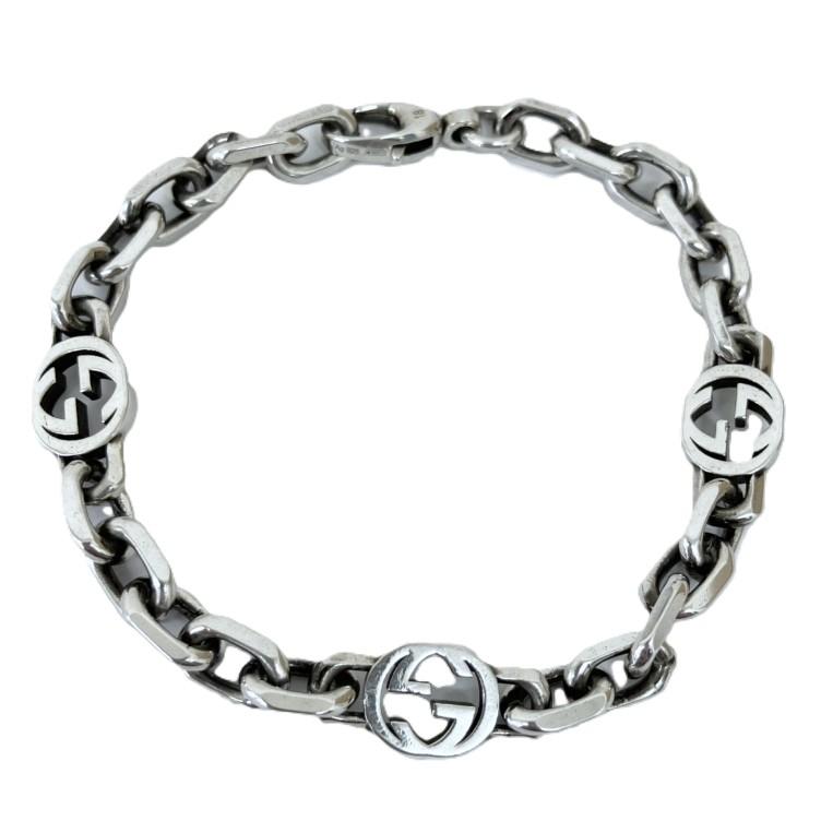 GUCCI グッチ インターロッキング ブレスレット SV925