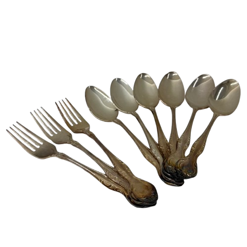 ラッキーウッド SV950 スプーン6本フォーク３本