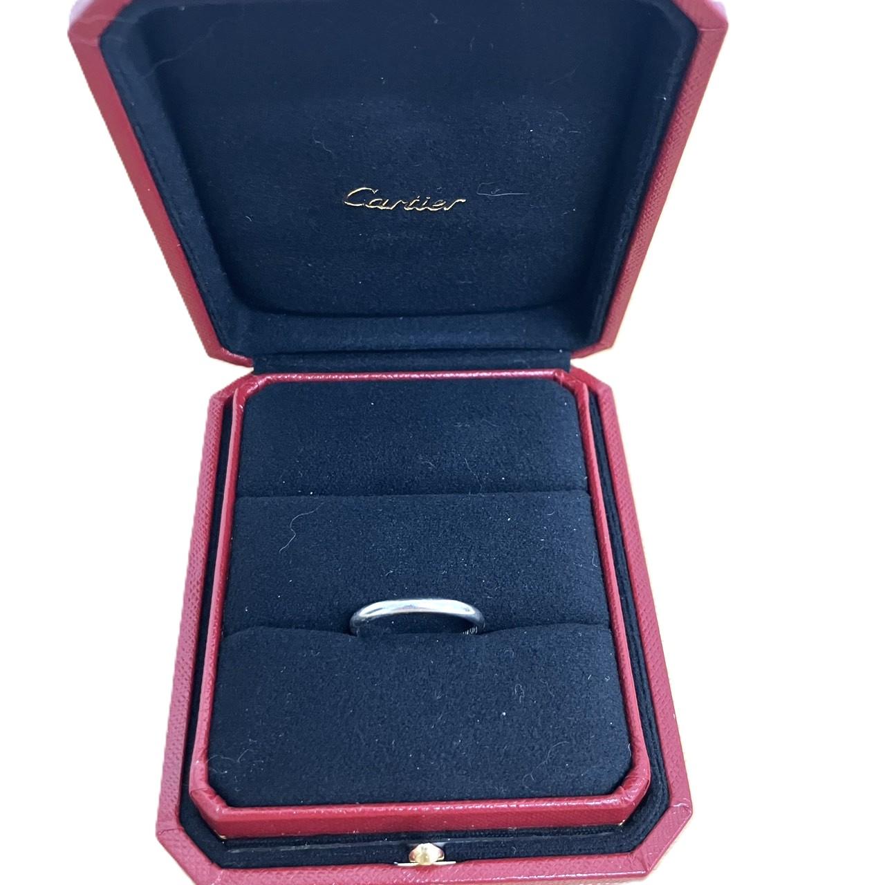 カルティエ Pt950 ウエディングリング
