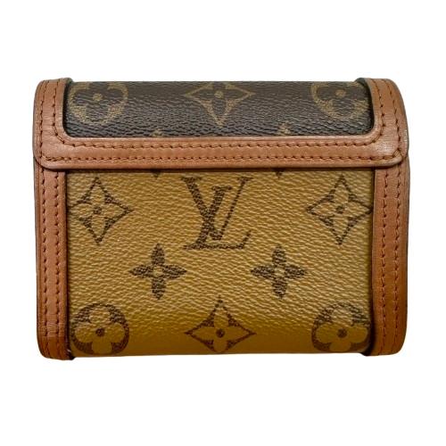 Louis Vuitton ルイヴィトン モノグラムリバース ポルトフォイユ・ドーフィーヌ コンパクトウォレット M68725