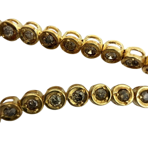K18 ダイヤモンド 1.00ct テニスブレス