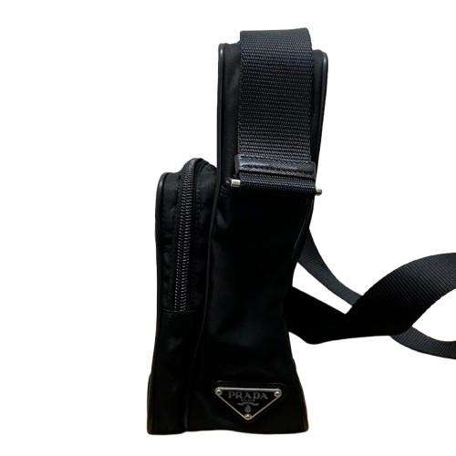 PRADA プラダ ナイロン ショルダーバッグ ブラック V406