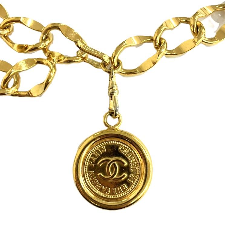 CHANEL　シャネル　ココマーク　チェーンベルト